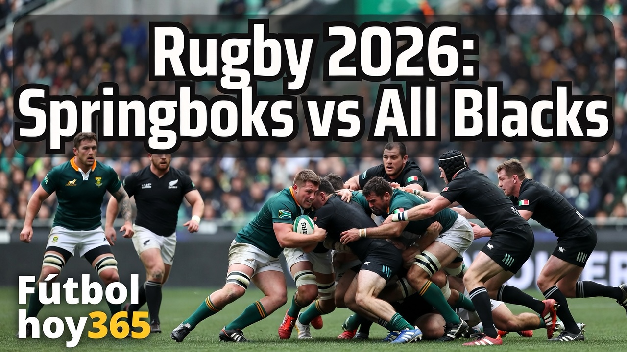 Rugby 2026 Springboks vs All Blacks Serie