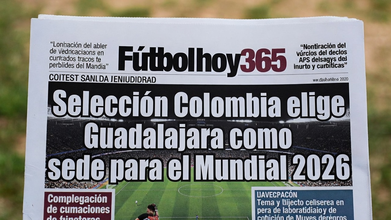 Selección Colombia elige Guadalajara como sede para el Mundial 2026
