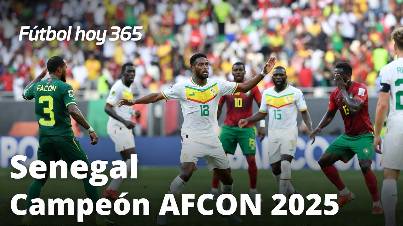 Senegal Campeón AFCON 2025 1-0 a Marruecos en Final Polémica
