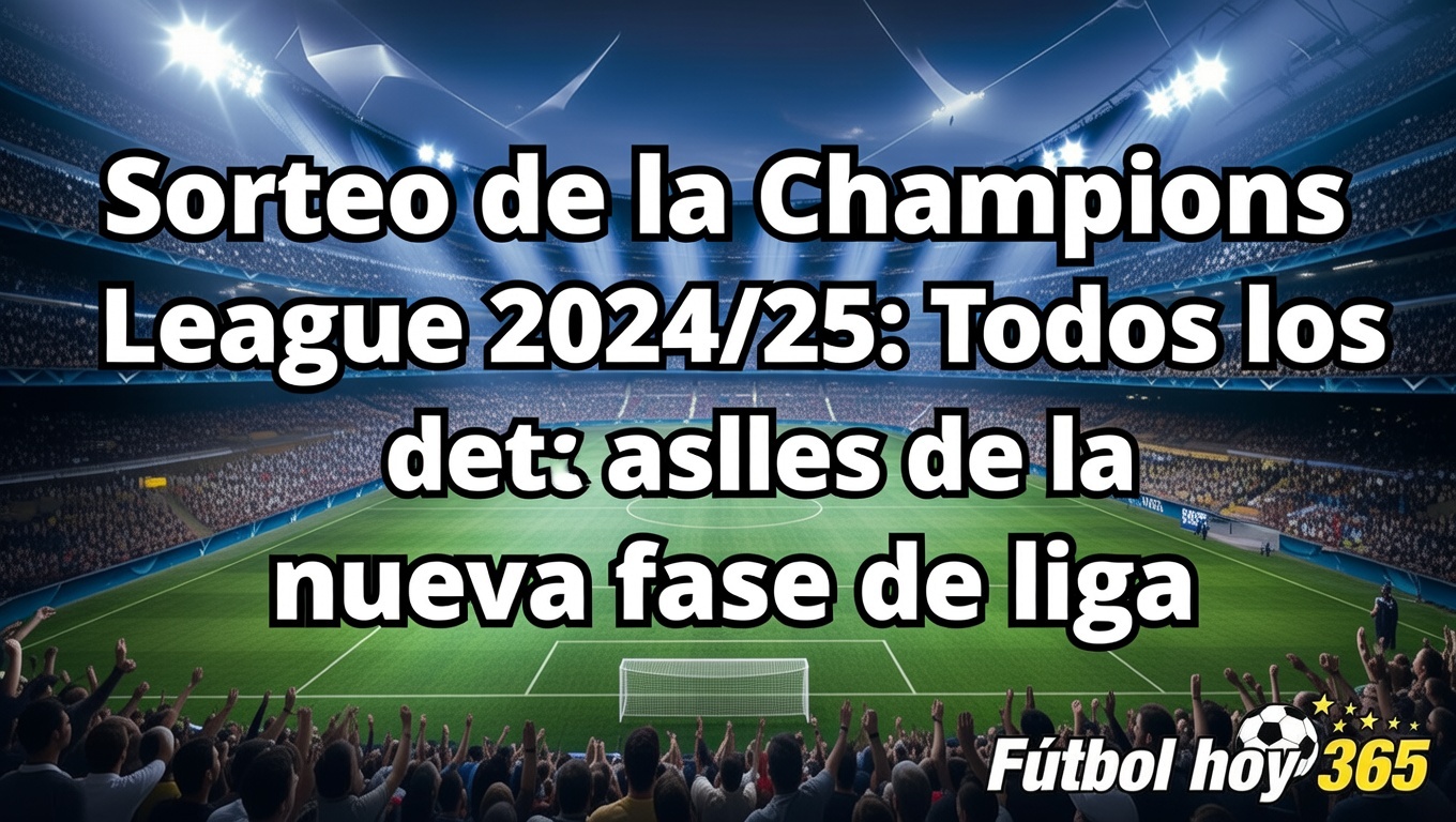 Sorteo de la Champions League 202425 Todos los detalles de la nueva fase de liga