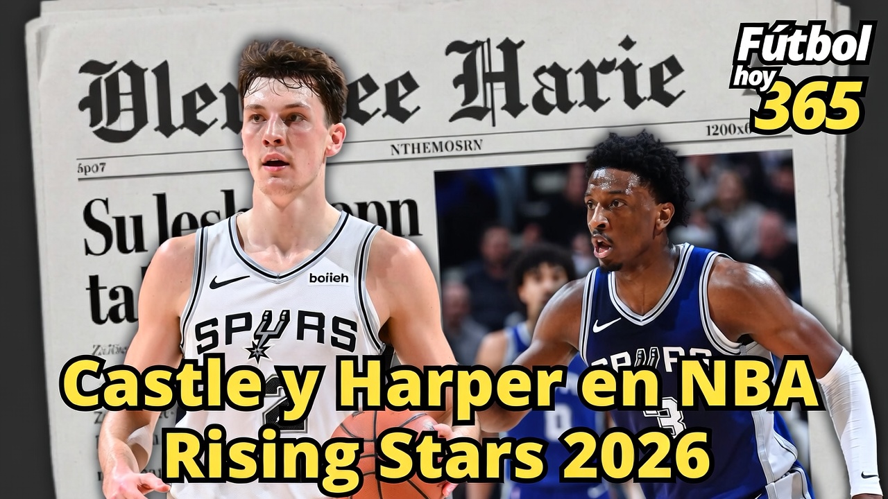 Spurs Castle y Harper en NBA Rising Stars 2026