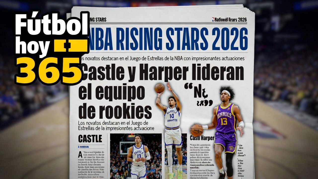 Spurs Castle y Harper en NBA Rising Stars 2026