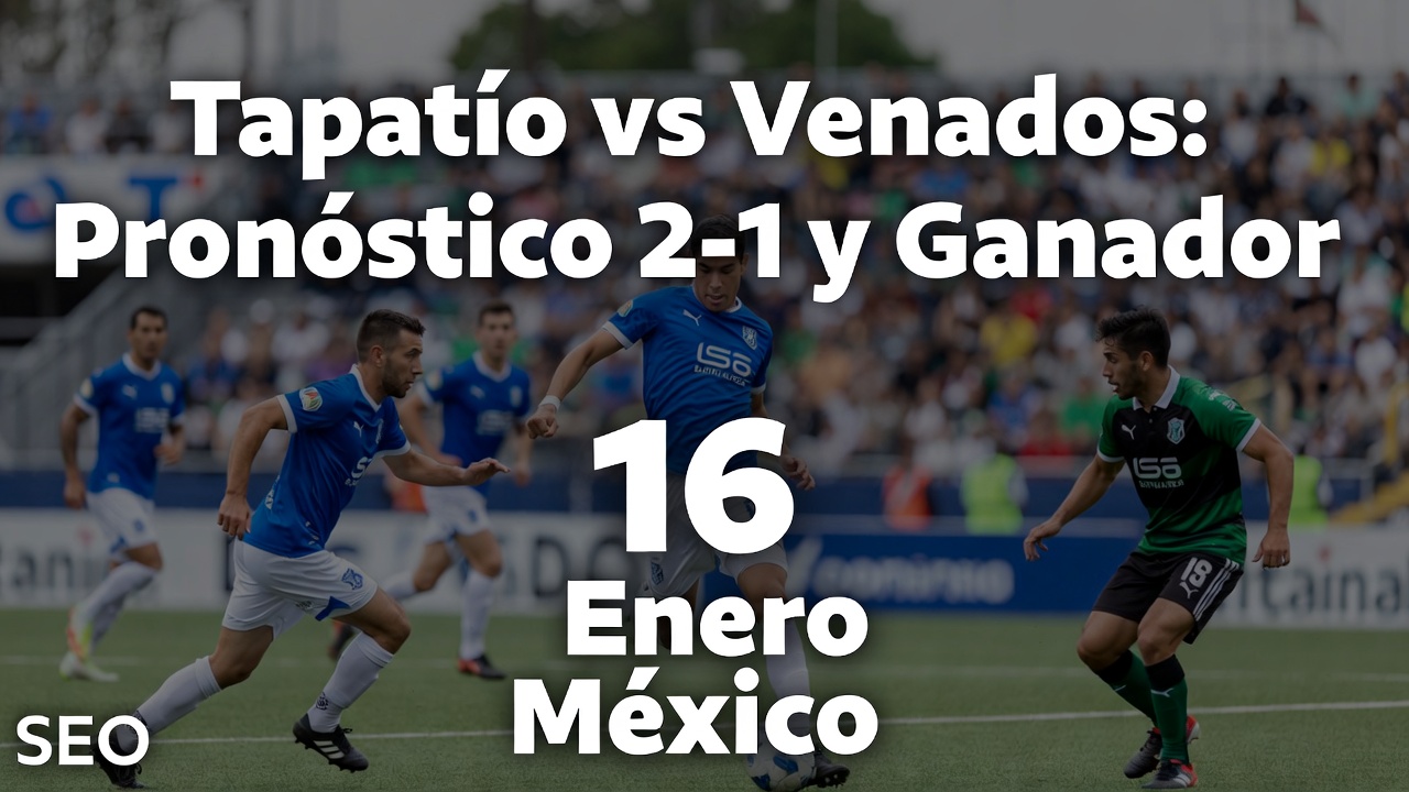 Tapatío vs Venados Pronóstico 2-1 y Ganador 16 Enero México