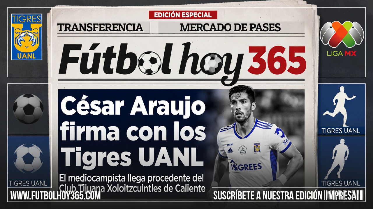 Tigres UANL cierra fichaje de César Araujo Refuerzo uruguayo llega a Liga MX