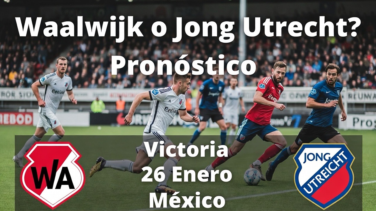 Waalwijk o Jong Utrecht Pronóstico Victoria 26 Enero México