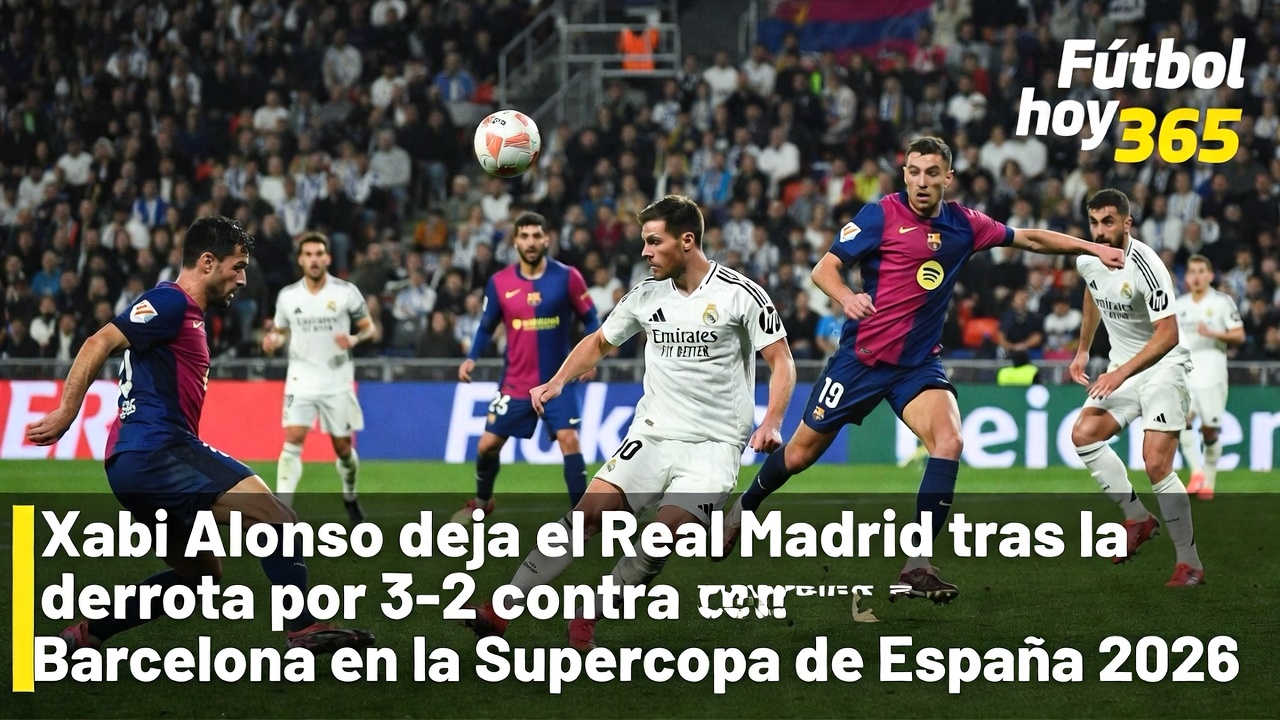 Xabi Alonso deja el Real Madrid tras derrota en la Supercopa