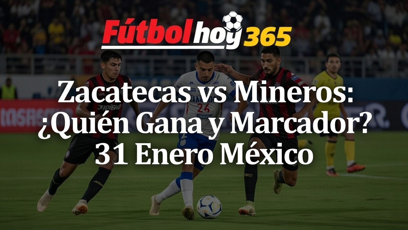 Zacatecas vs Mineros ¿Quién Gana y Marcador 31 Enero México