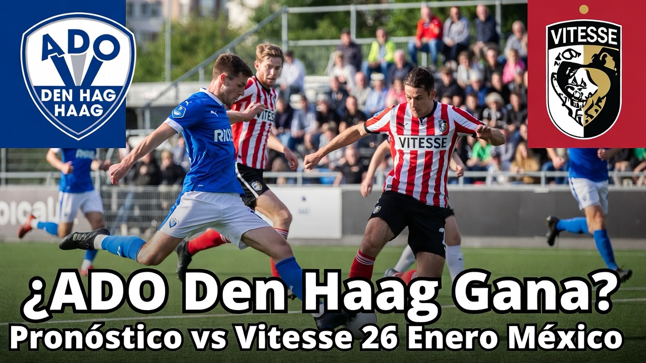 ¿ADO Den Haag gana Pronóstico vs Vitesse 26 Enero México