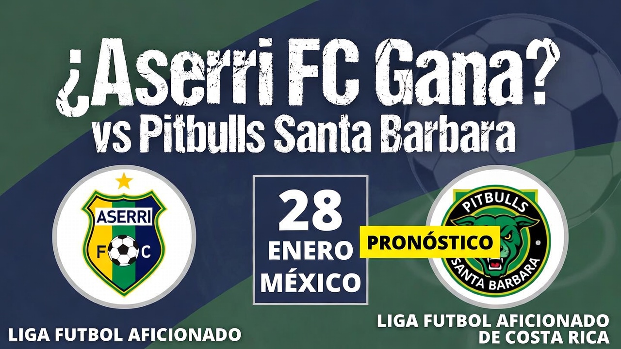 ¿Aserri FC Gana vs Pitbulls Santa Barbara Pronóstico 28 Enero México