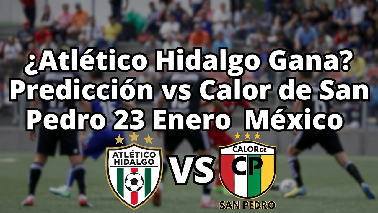 ¿Atlético Hidalgo Gana Predicción vs Calor de San Pedro 23 Enero México