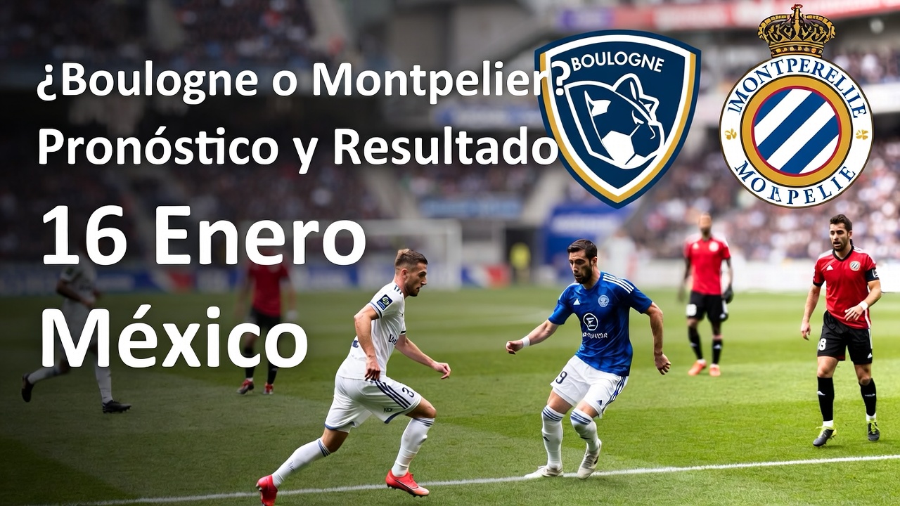 ¿Boulogne o Montpellier Pronóstico y Resultado 16 Enero México
