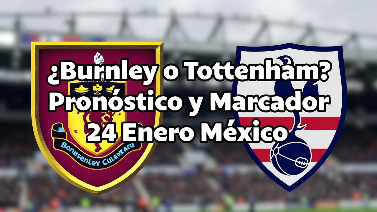 ¿Burnley o Tottenham Pronóstico y Marcador 24 Enero México