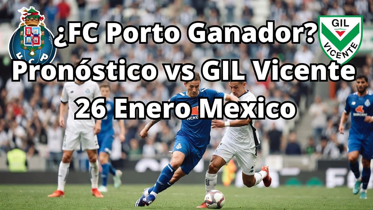 ¿FC Porto Ganador Pronóstico vs GIL Vicente 26 Enero Mexico