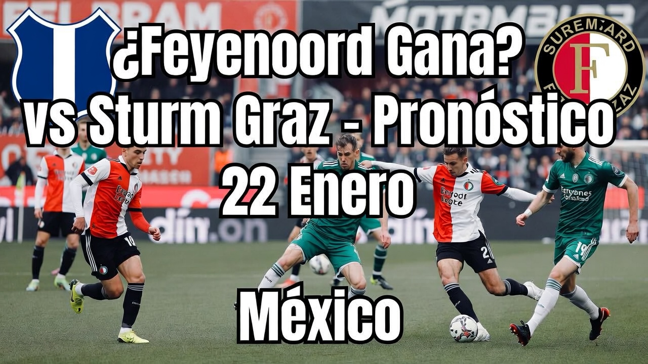 ¿Feyenoord Gana vs Sturm Graz - Pronóstico 22 Enero México