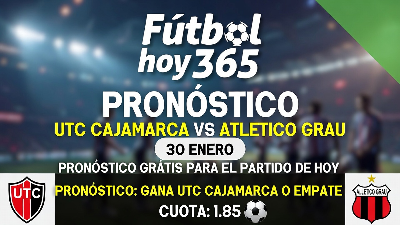 ¿Gana UTC Cajamarca Pronóstico vs Atletico Grau 30 Enero México