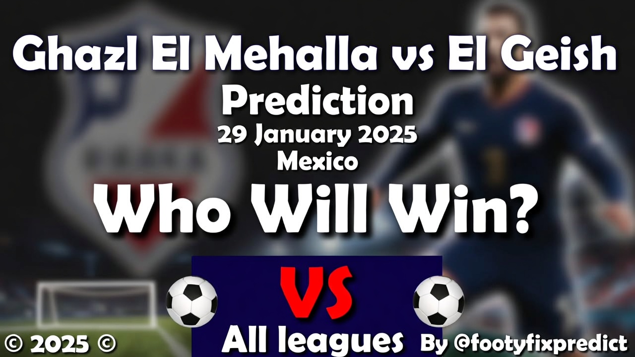 ¿Ghazl El Mehalla gana vs El Geish Pronóstico 29 Enero México
