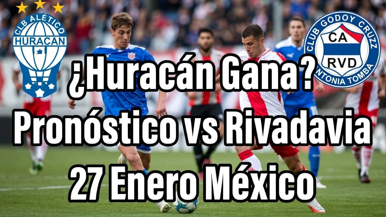 ¿Huracán gana Pronóstico vs Rivadavia 27 Enero México