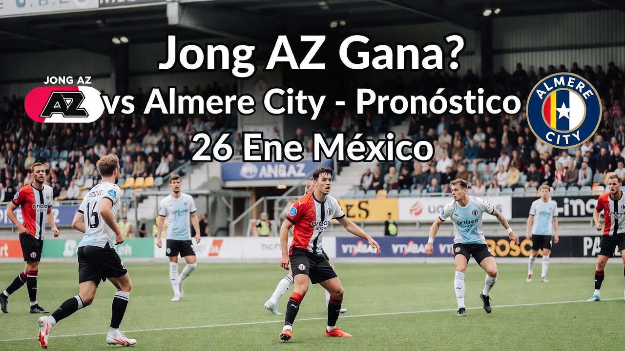 ¿Jong AZ Gana vs Almere City - Pronóstico 26 Ene México