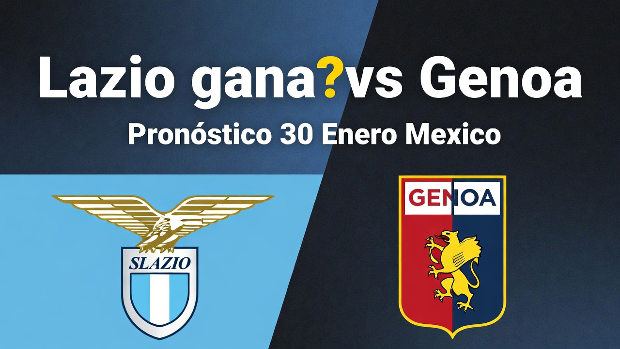 ¿Lazio gana vs Genoa Pronóstico 30 Enero Mexico