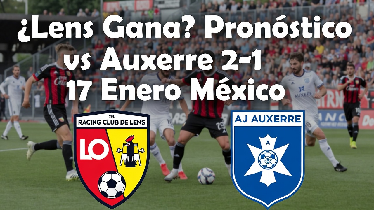 ¿Lens Gana Pronóstico vs Auxerre 2-1 17 Enero México