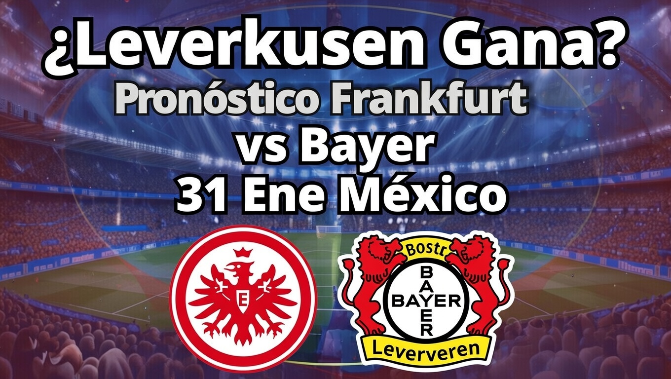 ¿Leverkusen Gana Pronóstico Frankfurt vs Bayer 31 Ene México