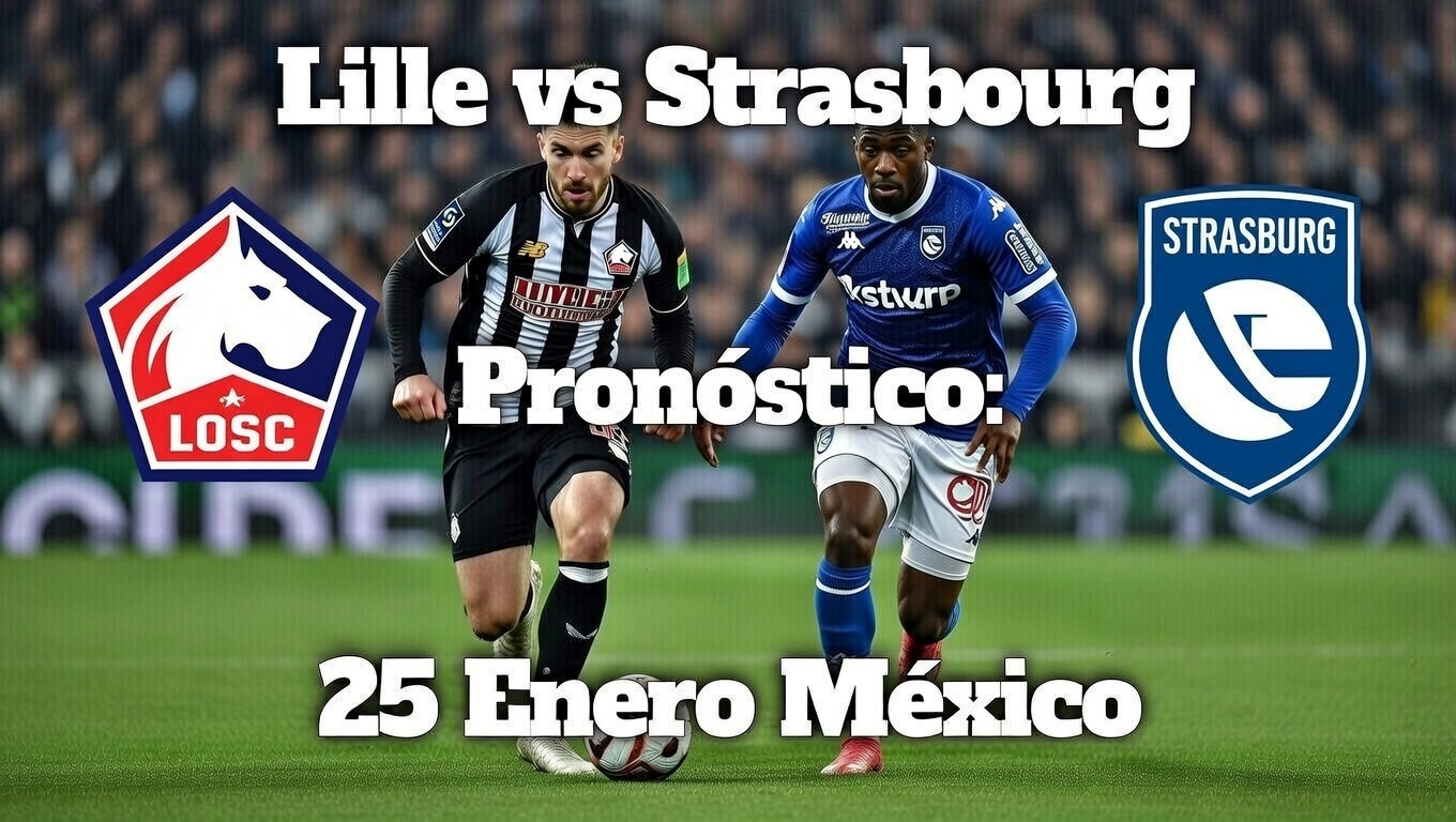 ¿Lille o Strasbourg Pronóstico Ganador y Marcador 25 Enero México