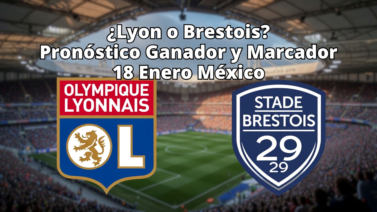 ¿Lyon o Brestois Pronóstico Ganador y Marcador 18 Enero México