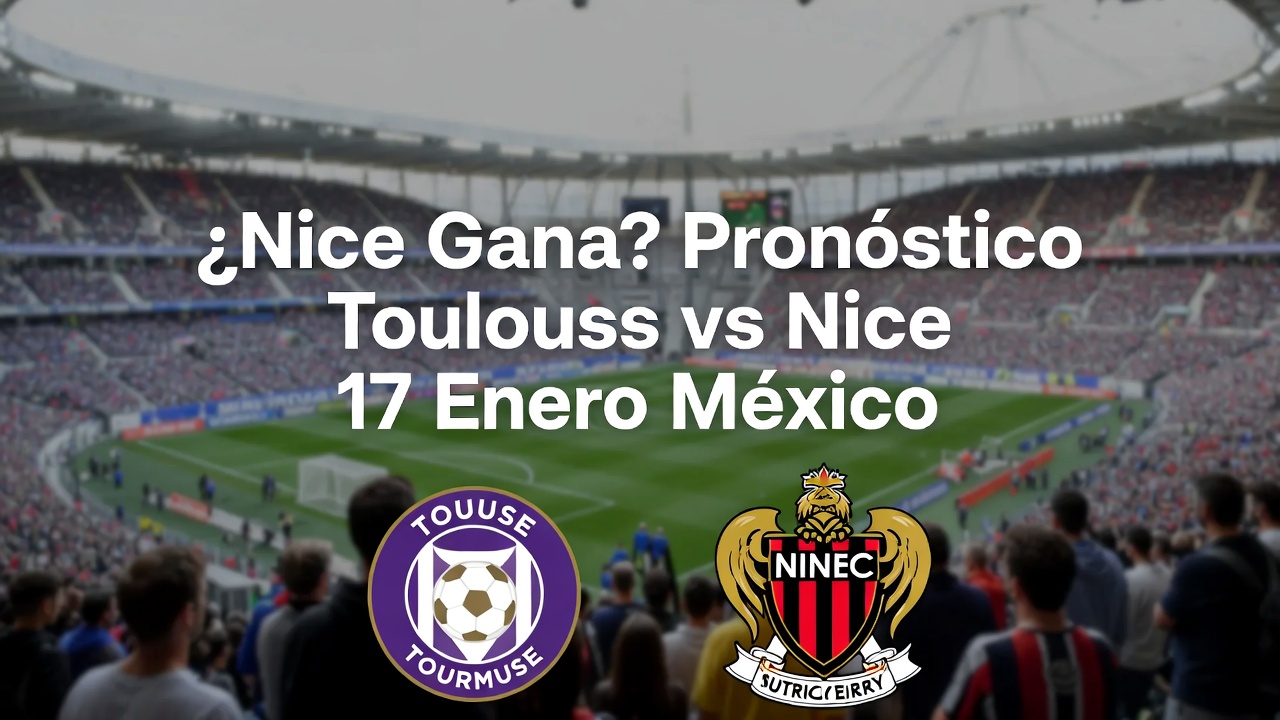 ¿Nice Gana Pronóstico Toulouse vs Nice 17 Enero México