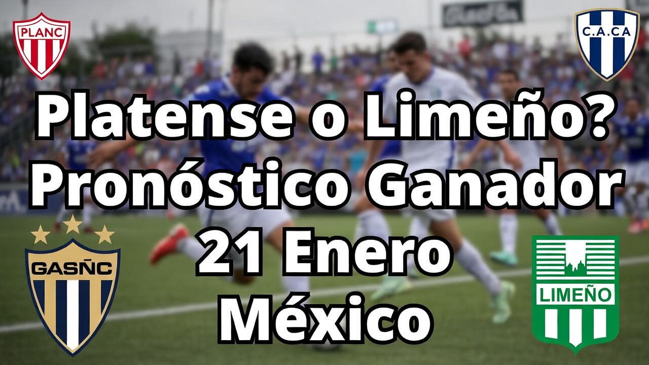 ¿Platense o Limeño Pronóstico Ganador 21 Enero México