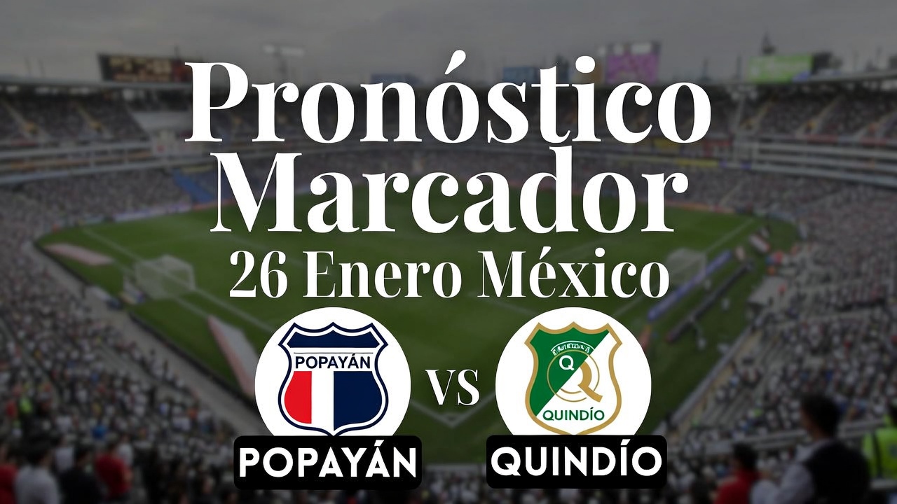 ¿Popayán o Quindío Pronóstico Marcador 26 Enero México