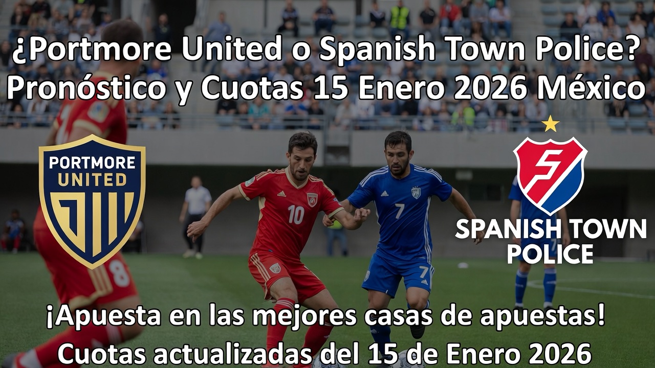 ¿Portmore United o Spanish Town Police Pronóstico y Cuotas 15 Enero 2026 México