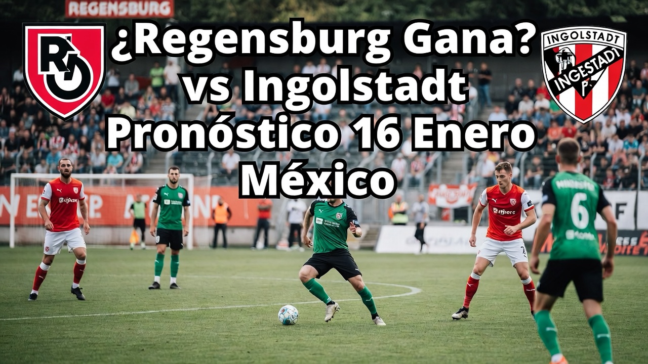 ¿Regensburg Gana vs Ingolstadt Pronóstico 16 Enero México