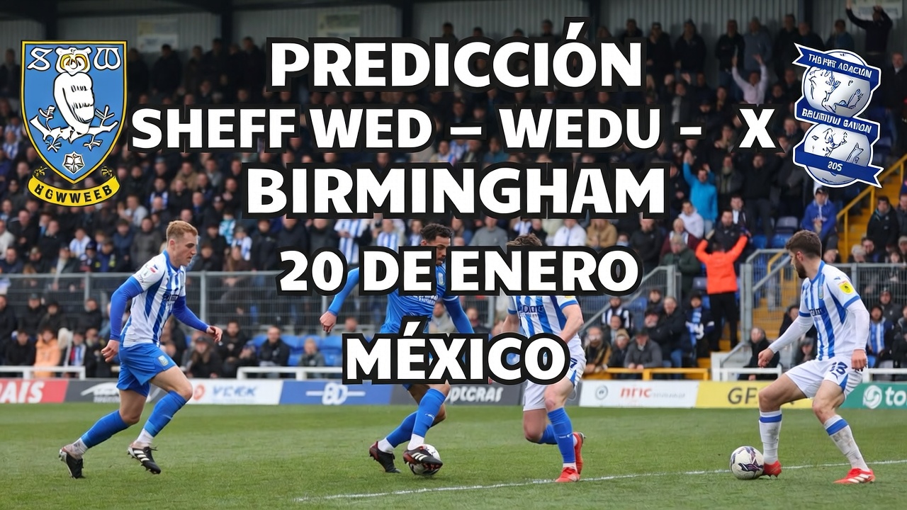 ¿Sheffield Wednesday o Birmingham Pronóstico Victoria 20 Enero México