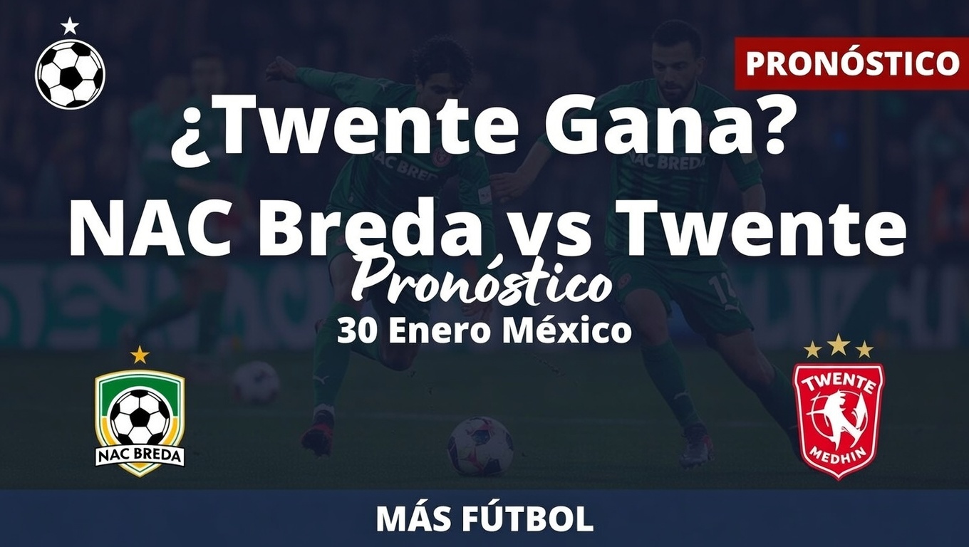 ¿Twente Gana Pronóstico NAC Breda vs Twente 30 Enero México