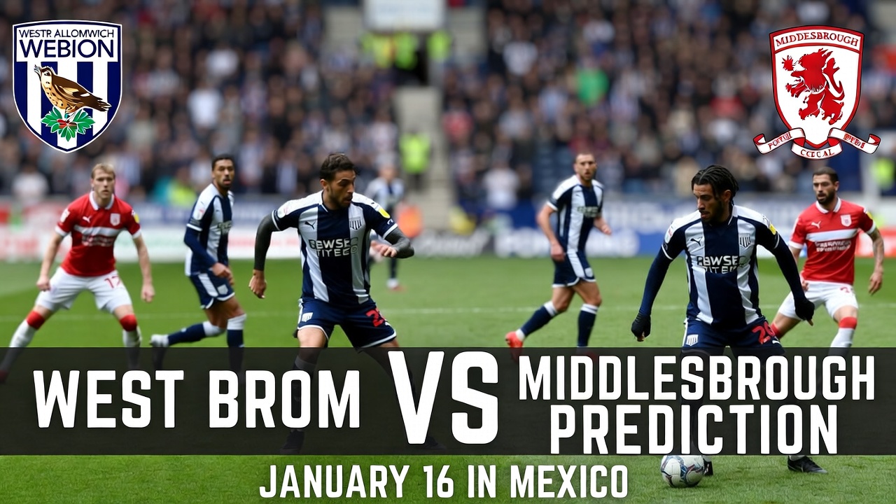 ¿West Brom triunfa vs Middlesbrough - Pronóstico 16 Enero México