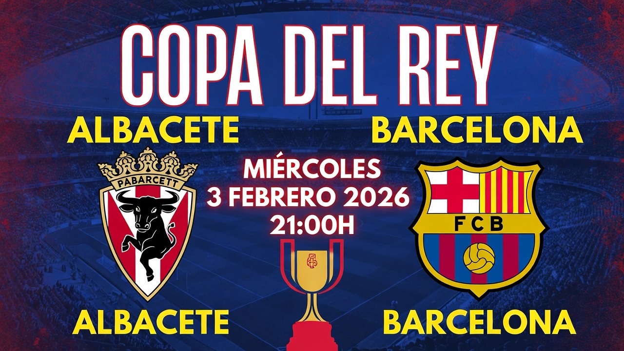 Albacete vs Barcelona Pronostico Copa del Rey 3 febrero 2026