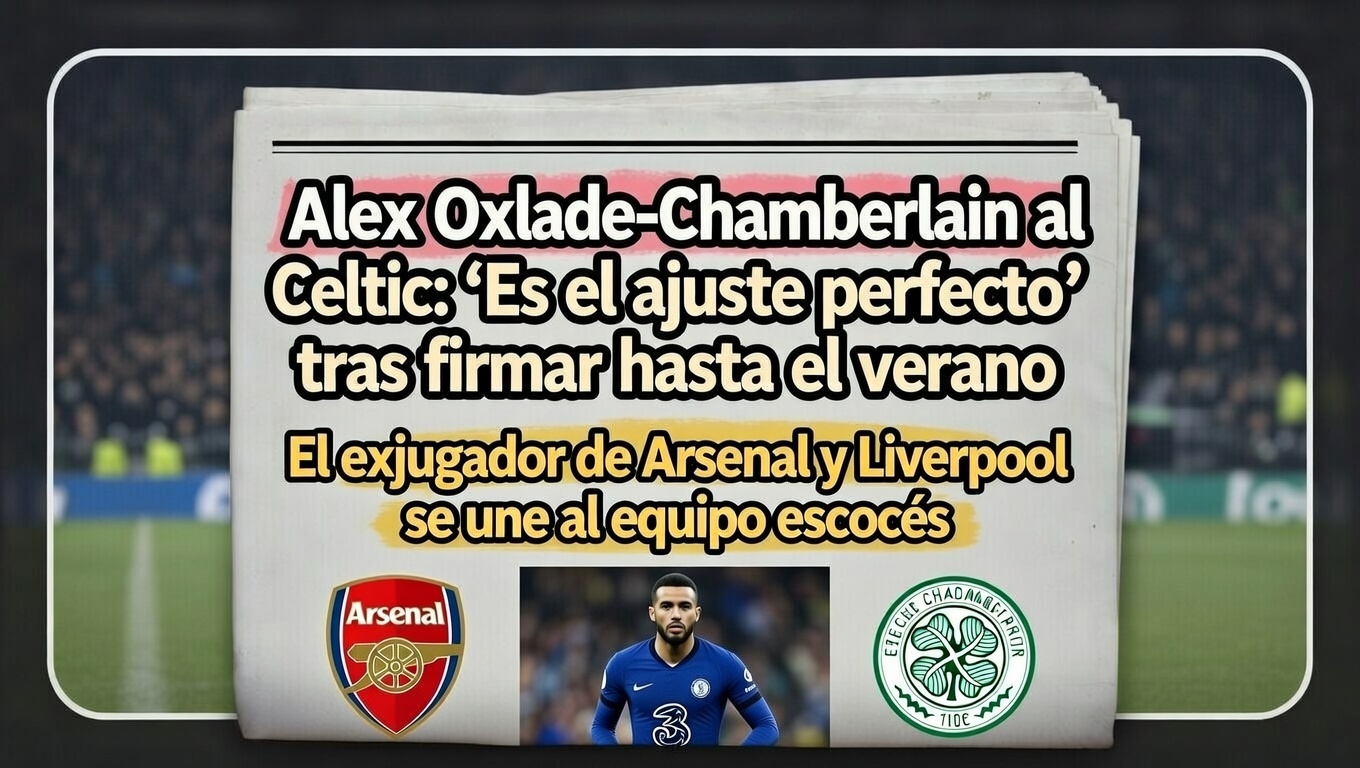 Alex Oxlade-Chamberlain al Celtic Es el ajuste perfecto tras firmar hasta el verano