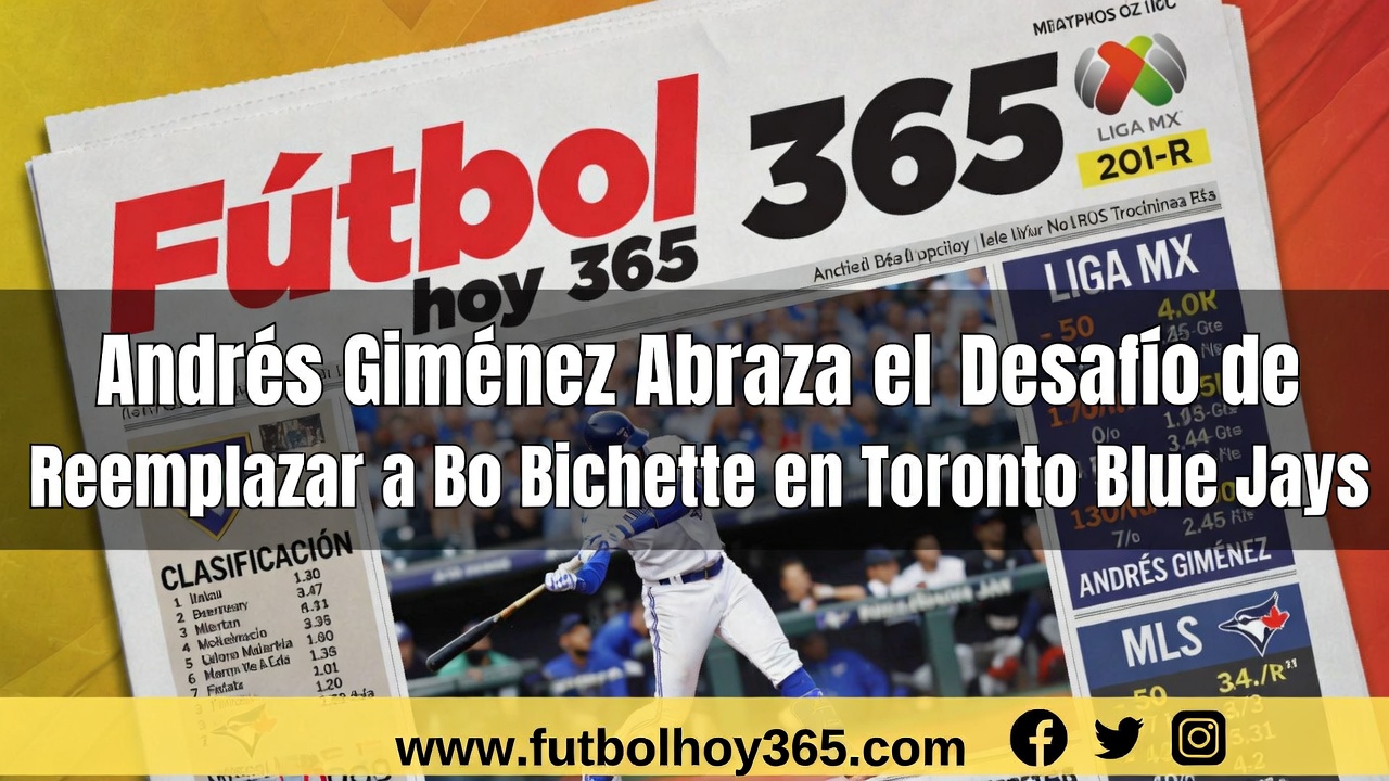 Andrés Giménez Abraza el Desafío de Reemplazar a Bo Bichette en Toronto Blue Jays