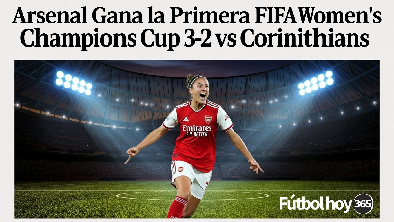 Arsenal Gana la Primera FIFA Women's Champions Cup 3-2 vs Corinthians