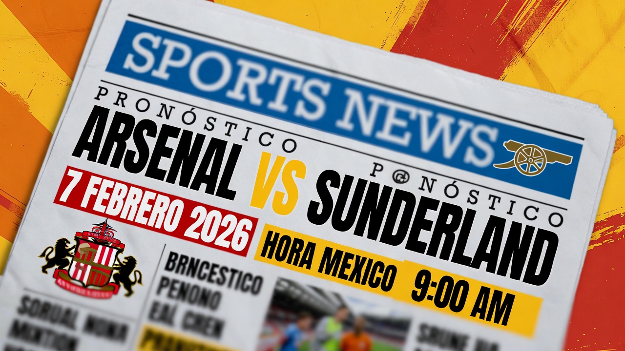 Arsenal vs Sunderland Pronostico 7 Febrero 2026
