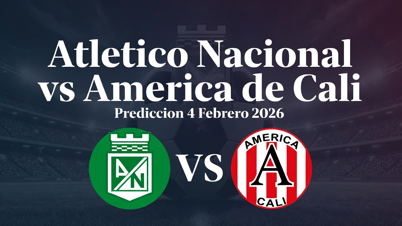 Atletico Nacional vs America de Cali Prediccion 4 Febrero 2026