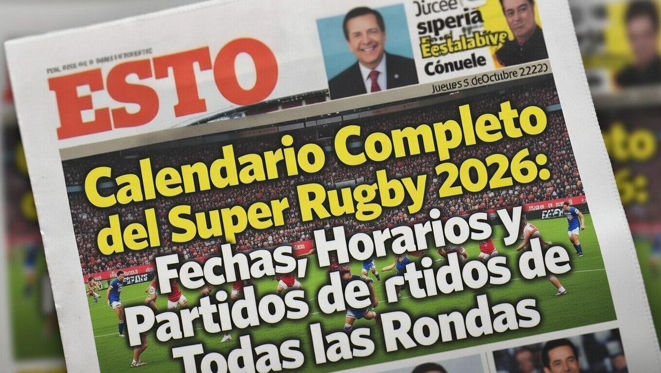 Calendario Completo del Super Rugby 2026 Fechas, Horarios y Partidos de Todas las Rondas