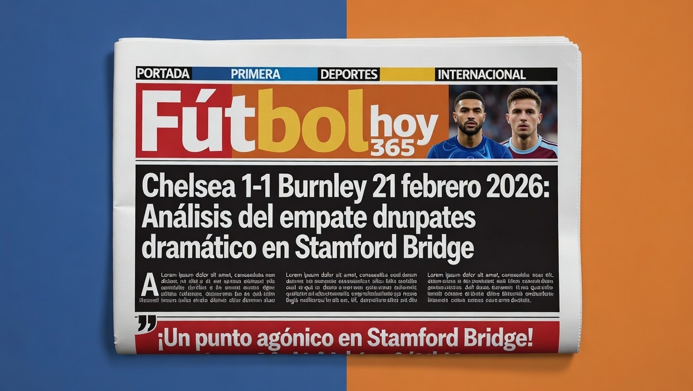 Chelsea 1-1 Burnley 21 febrero 2026 Análisis del empate dramático en Stamford Bridge
