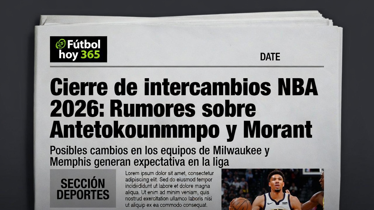 Cierre de intercambios NBA 2026 Rumores sobre Antetokounmpo y Morant