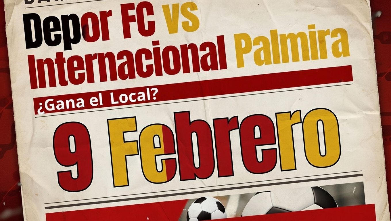 Depor FC vs Internacional Palmira ¿Gana el Local 9 Febrero