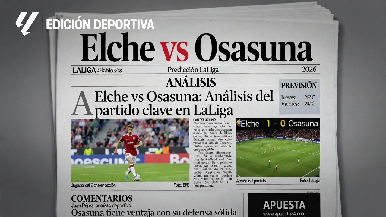 Elche vs Osasuna 2026 Prediccion LaLiga