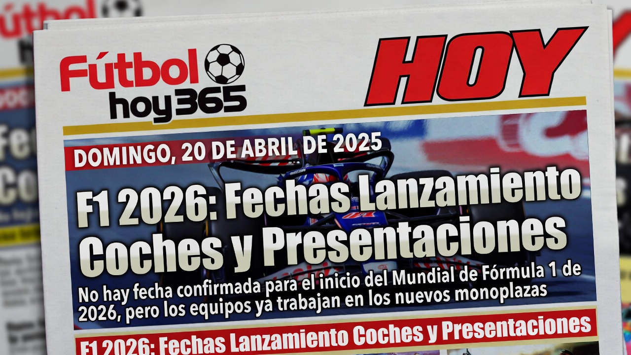 F1 2026 Fechas Lanzamiento Coches y Presentaciones