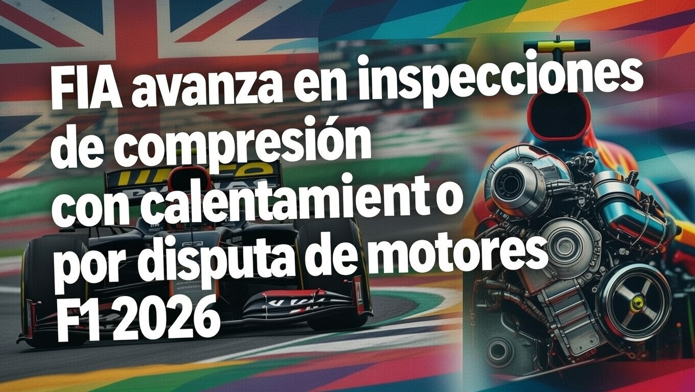 FIA avanza en inspecciones de compresión con calentamiento por disputa de motores F1 2026