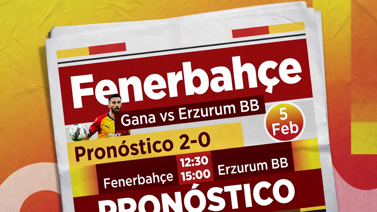 Fenerbahçe Gana vs Erzurum BB Pronóstico 2-0 5 Feb