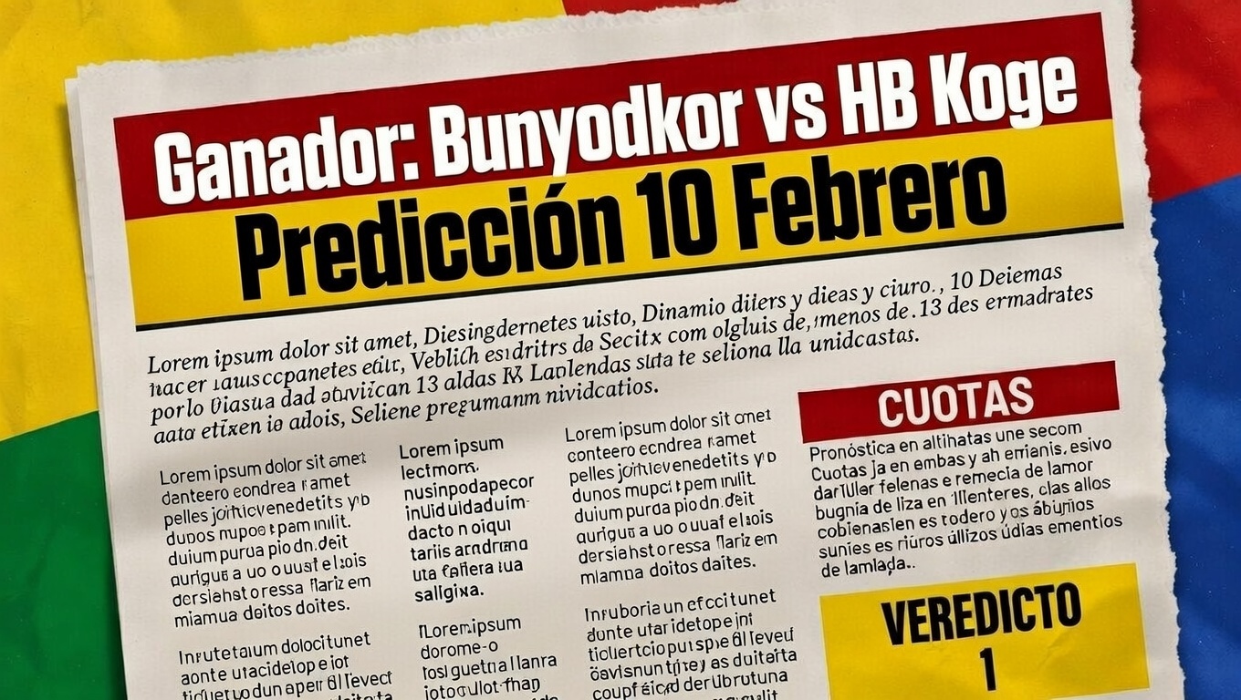 Ganador Bunyodkor vs HB Koge - Predicción 10 Febrero